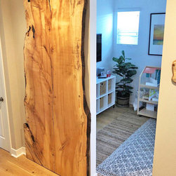 Live Edge Solid Maple Sliding Door - Home Improvement