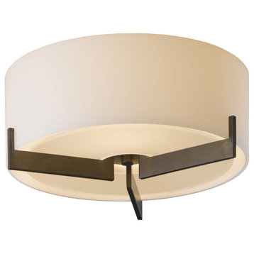 Hubbardton Forge 126401-1015 Axis Flush Mount in Natural Iron