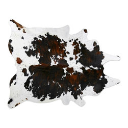 Tri-color Cowhide Rug - Products