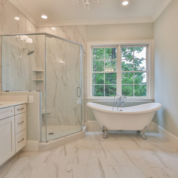 Transitional Brick Custom Home in Governors Club