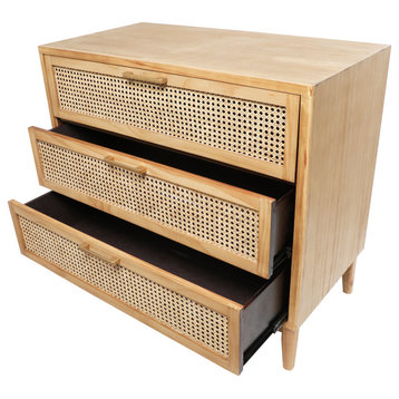 Modern Light Brown Wood Cabinet 563178