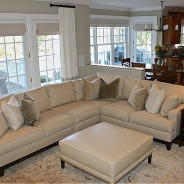 Serenely Elegant Family Room