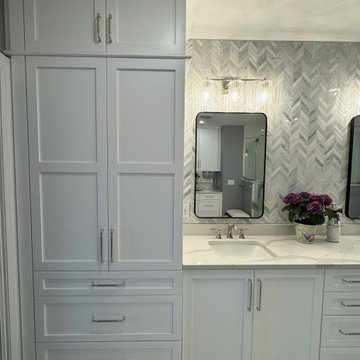 Sophisticated Haven. Primary bathroom renovation