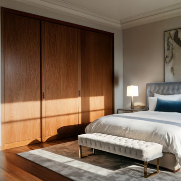 Custom Wood Sliding (By-pass) Closet Doors