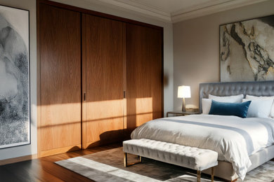 Custom Wood Sliding (By-pass) Closet Doors