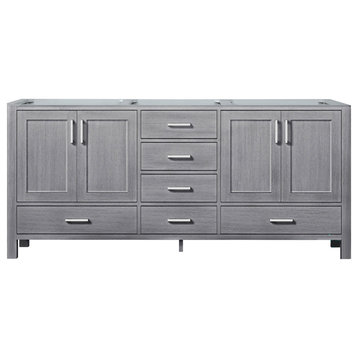 Jacques 72" Distressed Grey Vanity Cabinet Only