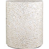 Global Archive Round Capiz Accent Table - Natural