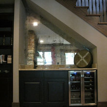 Under stairs bar