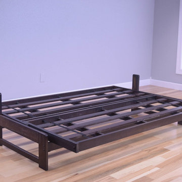 Basic Frame with Reclaimed Mocha Finish in Bed Position