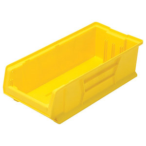 AKRO-MILS 30170YELLO Yellow Shelf Bin 11-5/8"L x 11-1/8"W x 4"H 