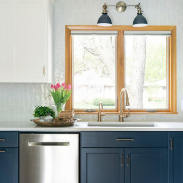 Midcentury Roots Kitchen Remodel | Hopkins, MN | White Birch Design