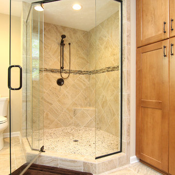 Corner Shower Bathroom Remodel