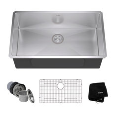 kraus kraus 32 inch undermount single bowl 16 gauge stainless steel kitchen sink kitchen - Kitchen Sinks Pictures kraus kraus 32 inch undermount single bowl 16 gauge stainless steel kitchen sink kitchen - Kitchen Sinks Pictures