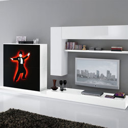 Italian Wall Unit Exential Art Lodola 02 by Spar - $6,599.00 - Entertainment Centers And Tv Stands