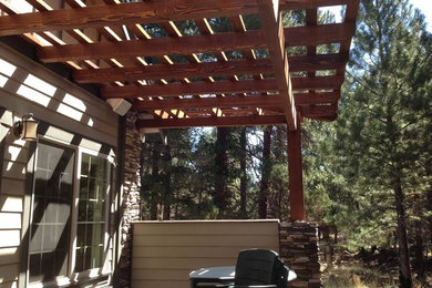 Example of a classic patio design in Other