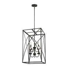 Greenbrier Large 6-Light Hall/Foyer, Iron Oxide