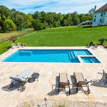 Fiberglass Feature Pool - Mullica Hill, New Jersey
