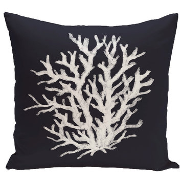 Coral Reef Geometric Print Pillow, Bewitching, 20"x20"