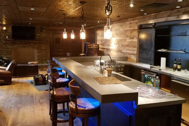 Interior Renovation Custom Bar Rochester NY