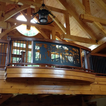 Balcony Railing Panels - Custom Hunter & Ducks