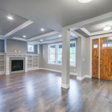Similar Fireplace And Window & Shelf Design