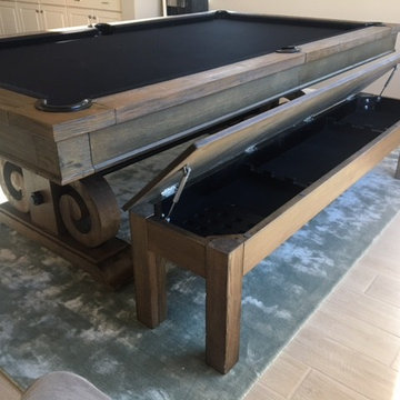 The Barnstable 7ft or 8ft Pool Table With Dining Top Option