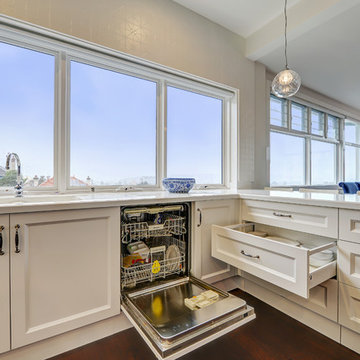 White Shaker Fully Integrated Dishwasher
