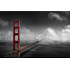 Golden Gate Bridge Fine Art Metal Picture, 48x32