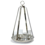 StyleCraft - Asha Aluminum And Clear Glass Four Light Dome Candle Holder Stand Large - Possessing an innovative dome shape, the StyleCraft laurent aluminum and glass four light dome candle holder will instantly elevate the look of ordinary candles. This candle holder is made from strong aluminum and holds four candles. This piece is finished in a a shiny nickel finish, making it perfect for any design scheme.