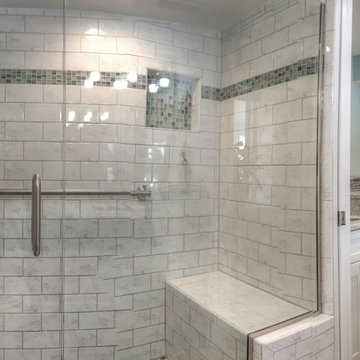 Bright Traditional Kitchen and Bathroom Remodel