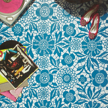 Skylar's Lace Floral Stencil Projects