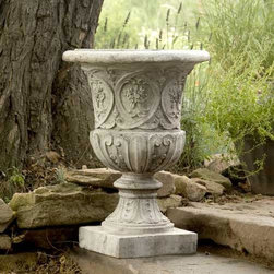 Architectural FS34011 25" Lippie Urn Planter - Outdoor Pots And Planters