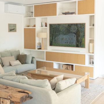 Salon - Maison en bois avec piscine - Cap Ferret