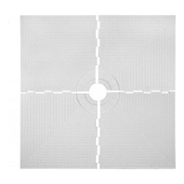 48" x 48" TruSlope Pre-formed Shower Tray - Center Drain