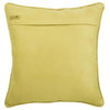 Yellow Throw Pillow Cover, Jacquard Paisley 24"x24" Silk, Paisley Yellow Scents