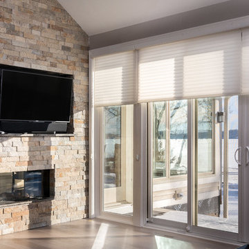 Flare Room Definer – Peninsula Linear Fireplaces