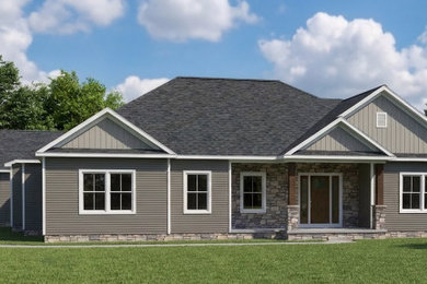 Inspiration for an exterior home remodel in Cleveland