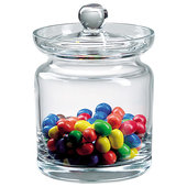 Light Luxury Glass Candy Jar with Lid Cute Creative Exquisite