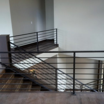 Modern Mountain Home Handrail
