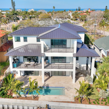 Luxury Villa With Beautiful Pool and Patio Area, Modern House, Remodeling Ideas