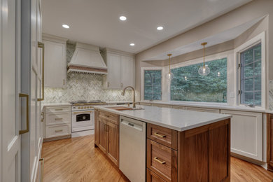 Example of a transitional kitchen design in Baltimore