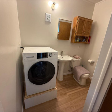 Laundry area relocation