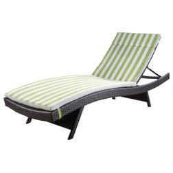 Tropical Outdoor Chaise Lounges by GDFStudio