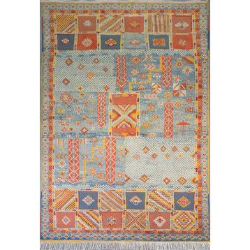 Royal Moroccan Area Rug, Multicolor , 127''x 78''