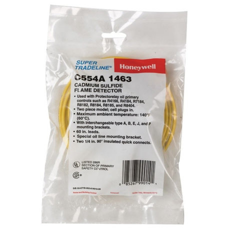 Honeywell Cadmium-Sulfide Flame Detector With 60" Leads