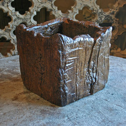 Wood Grain Planter Boxes - Indoor Pots And Planters