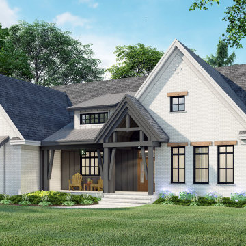 Emarie May Farm House Plan - Front