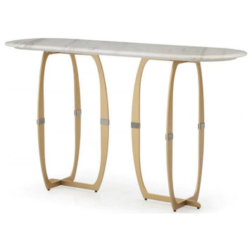 Channa Modern Marble Console Table
