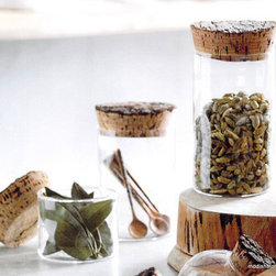 Roost Corked Spice Spheres - SKU: GL413 - Food Containers And Storage