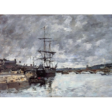Eugene-Louis Boudin The Bridge over the Toques at Trouville Wall Decal